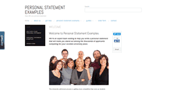 Desktop Screenshot of personal-statement-examples.com