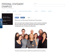 Tablet Screenshot of personal-statement-examples.com